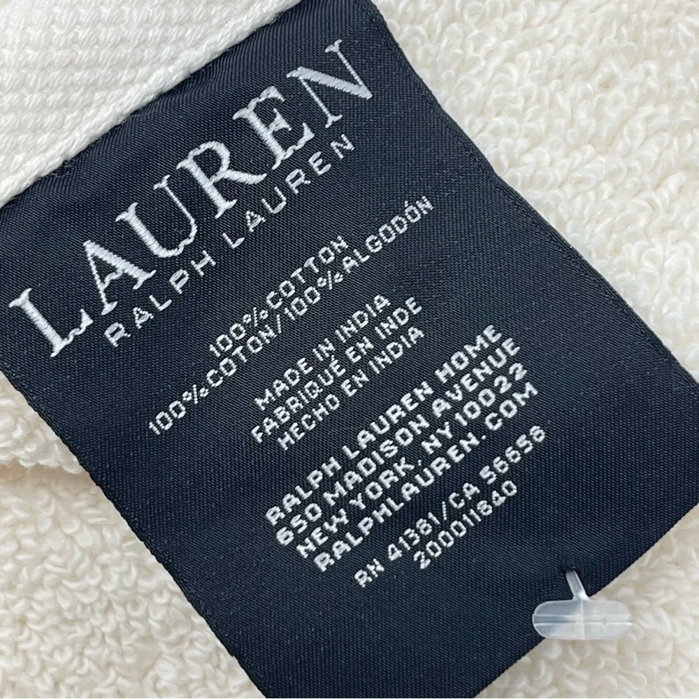 LAUREN RALPH LAUREN WESCOTT Linen Cream Set of 2 16 x 30